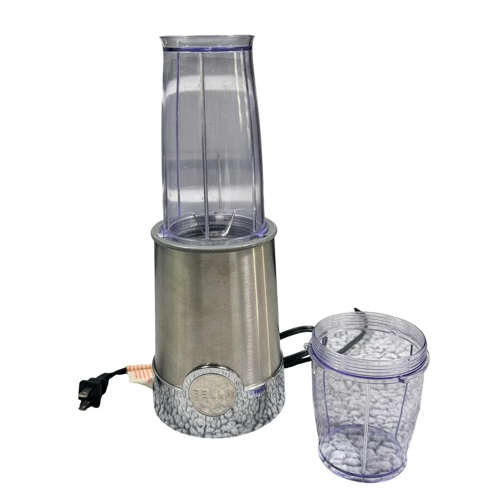 Bella Rocket Extract Pro Personal Blender Silver Stainless Steel 12 Piece Set